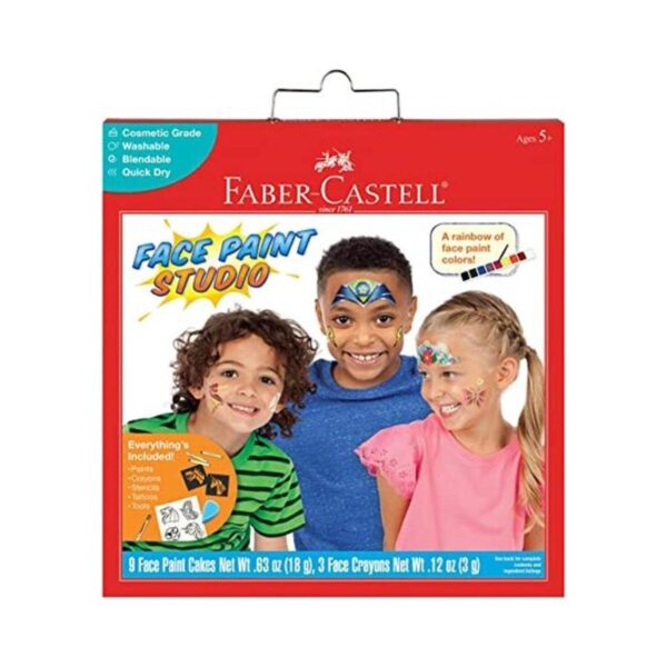FaberCastell Kit de estudio de pintura facial Kit de_1
