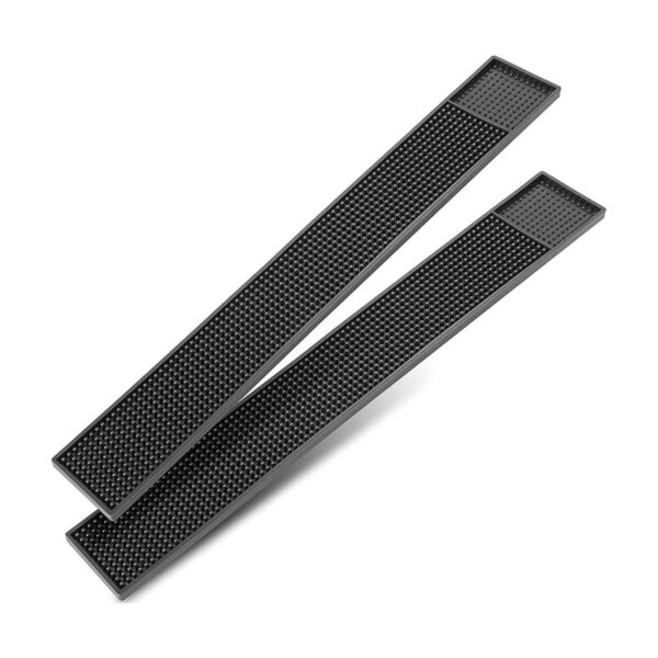 Facmogu 2 tapetes de goma para bar de café 24 x 3 23.6
