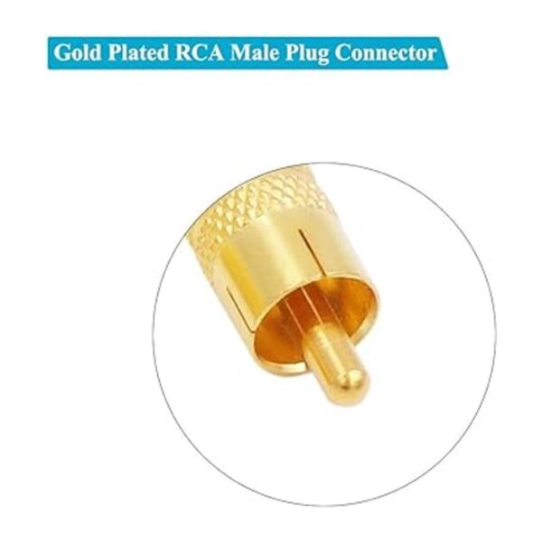 Fancasee Conector coaxial hembra a RCA macho 75 Ohm 4_3