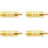 Fancasee Conector coaxial hembra a RCA macho 75 Ohm 4_2