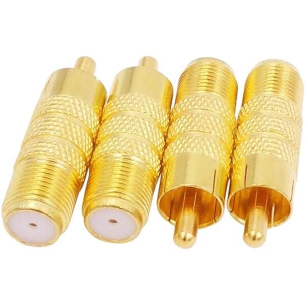 Fancasee Conector coaxial hembra a RCA macho 75 Ohm 4_5