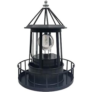 Faro LED con energía solar lámpara giratoria de 360_1
