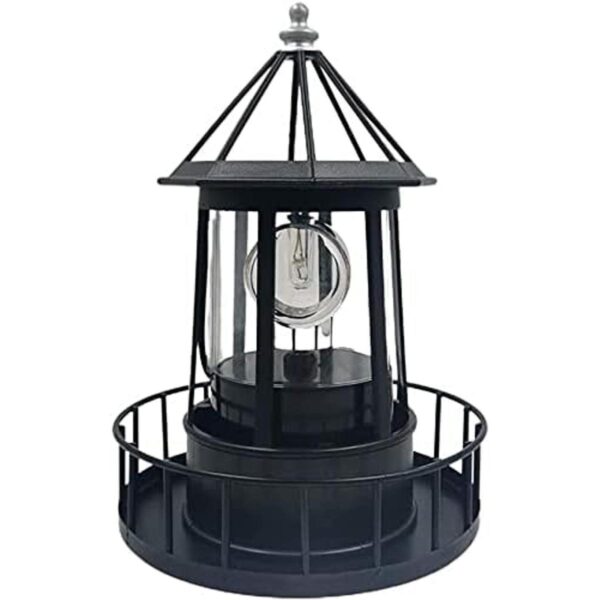 Faro LED con energía solar lámpara giratoria de 360_1
