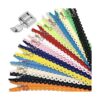 Fbshicung 30 cremalleras de nailon con forma de estrella_1