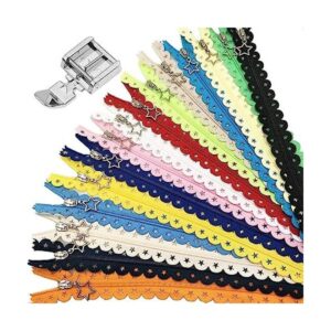Fbshicung 30 cremalleras de nailon con forma de estrella_1