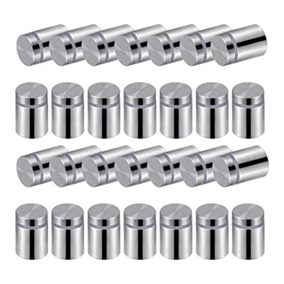 Favide 48 paquetes de tornillos para publicidad de acero