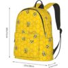 FeHuew Mochila de 16 pulgadas con diseño de abejas de