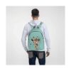 FeHuew Mochila de 16 pulgadas con diseño de jirafa con
