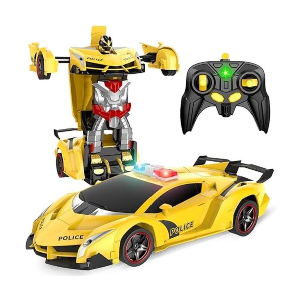 Febyhim Automóvil a control remoto robot transformador a