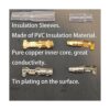 Feggizuli 400PCS 3.9mm Bullet Connectors Male and Female_4