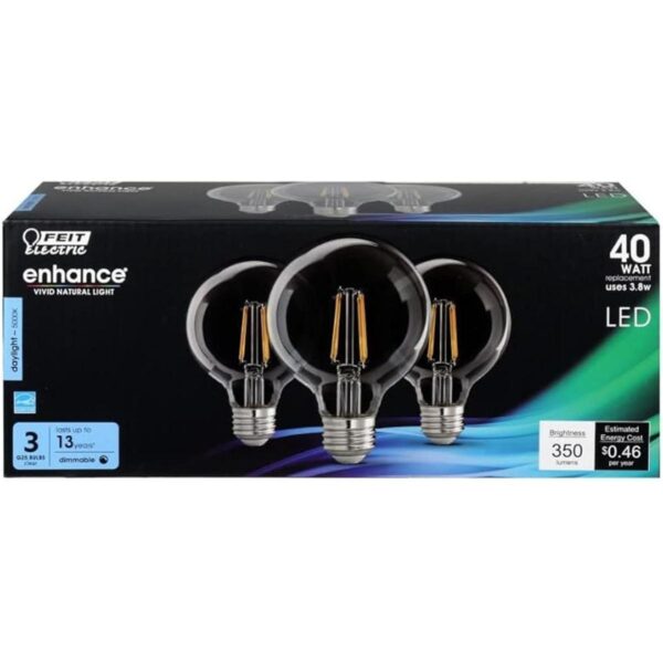 Feit Electric Bombilla de cristal transparente CEC LED_4