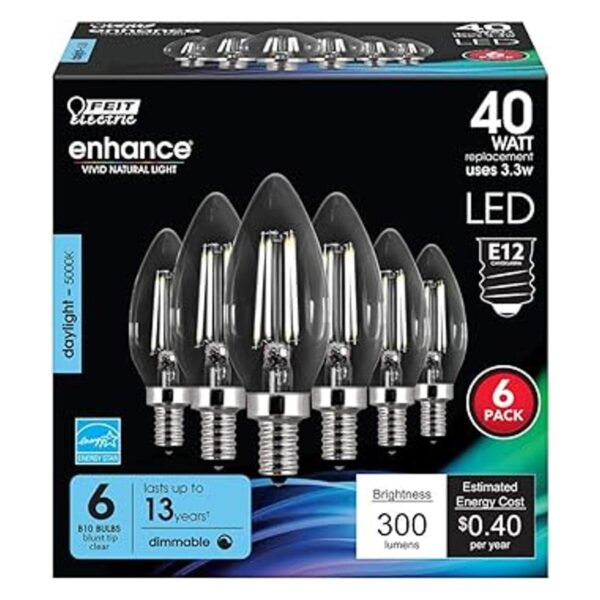 Feit Electric CTC40950CAFIL6 40W EQ DM Filamento de_2