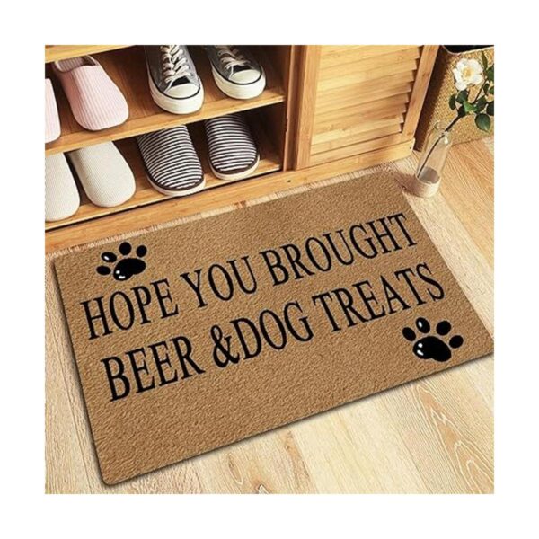 Felpudos de bienvenida Hope You Brought BeerDog Treats
