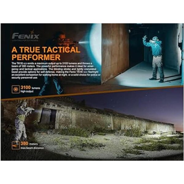 Fenix TK16 v2.0 Linterna táctica 3100 lúmenes_4
