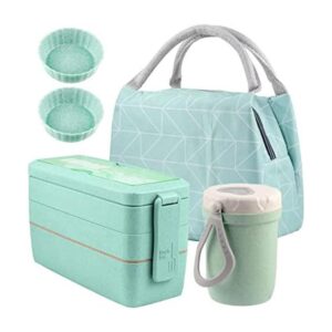 Fiambrera Bento Box apilable de 3 compartimentos_1