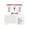 Fiee Curtain Lights304L 9.8ftX9.8ft 30V 8Modes Safety