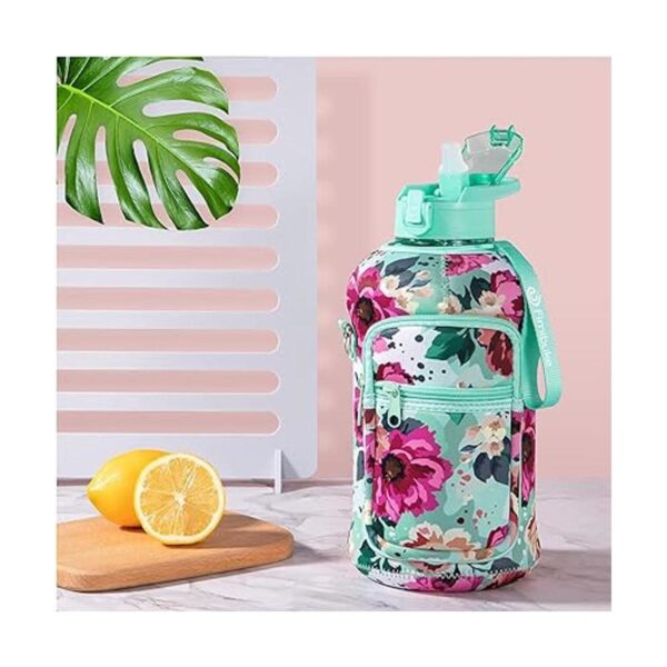 Fimibuke Botella de agua de medio galón 64 oz con funda_5