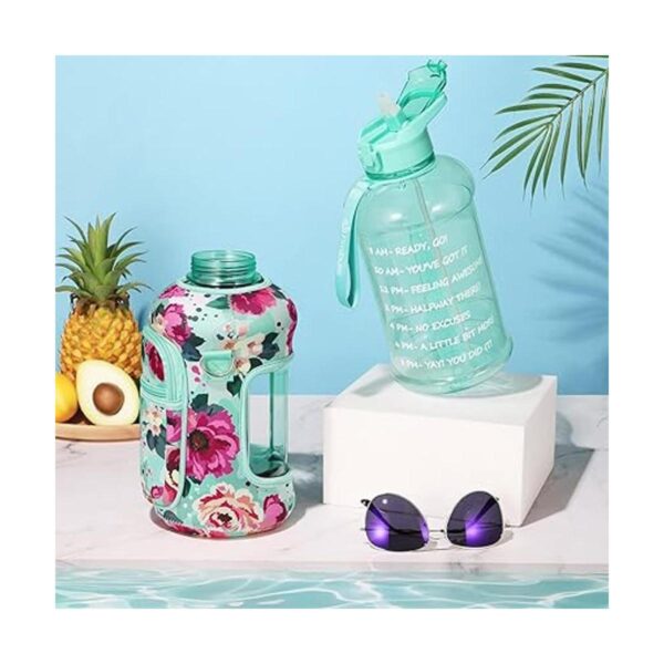 Fimibuke Botella de agua de medio galón 64 oz con funda_4