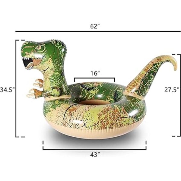 FindUWill Flotadores de piscina de dinosaurio de 62_6