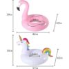 FindUWill 2 Pack 42 Inflatable Pool Floats Flamingo_6