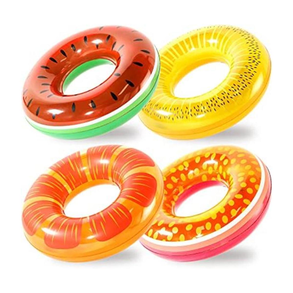 FindUWill Paquete de 4 flotadores de piscina Flotadores