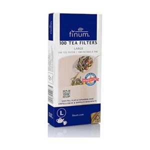 Finum Bolsas de filtro de té de papel desechables para té_1