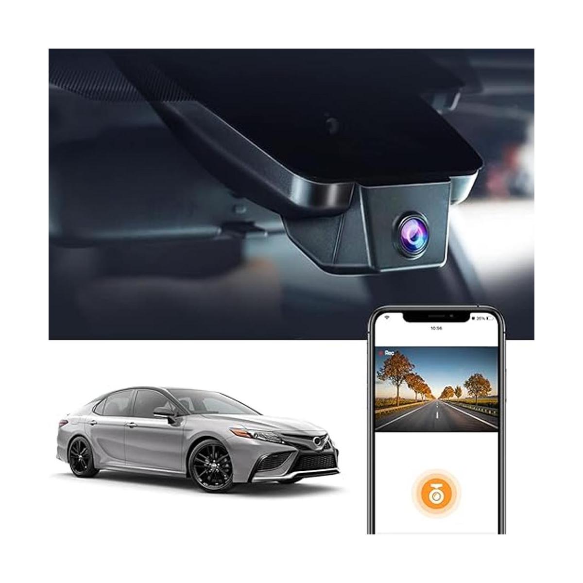 Fitcamx Cámara de tablero 4K adecuada para Toyota Camry