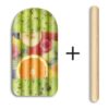 Flotador de paletas de frutas y fideos Tubo de flotador