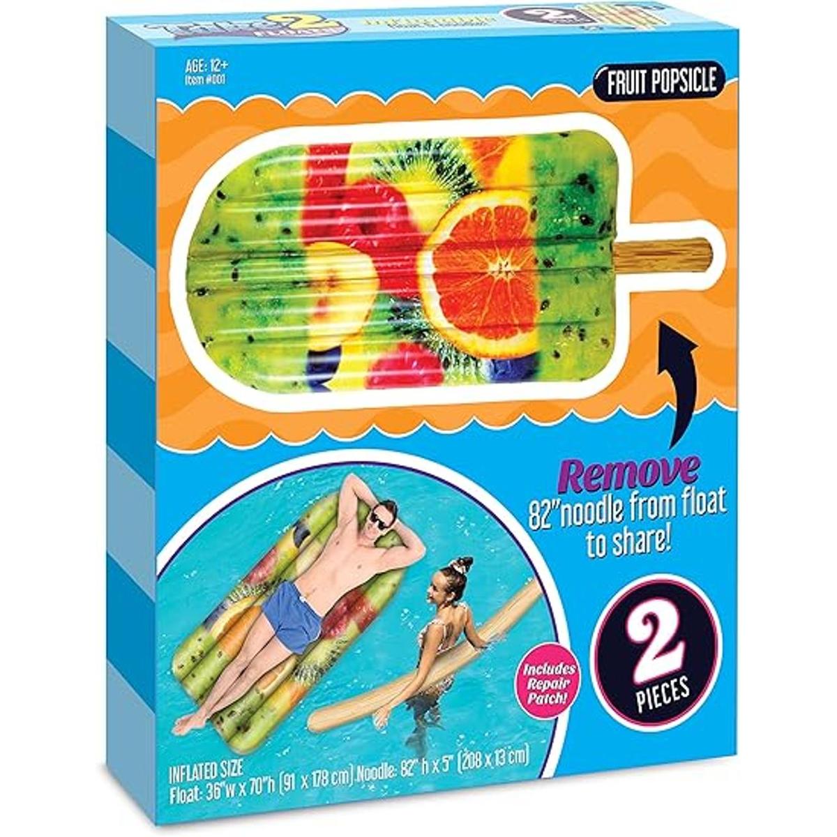 Flotador de paletas de frutas y fideos Tubo de flotador
