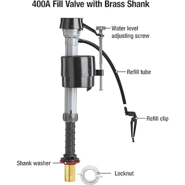 Fluidmaster 400A019 Válvula de llenado para inodoro
