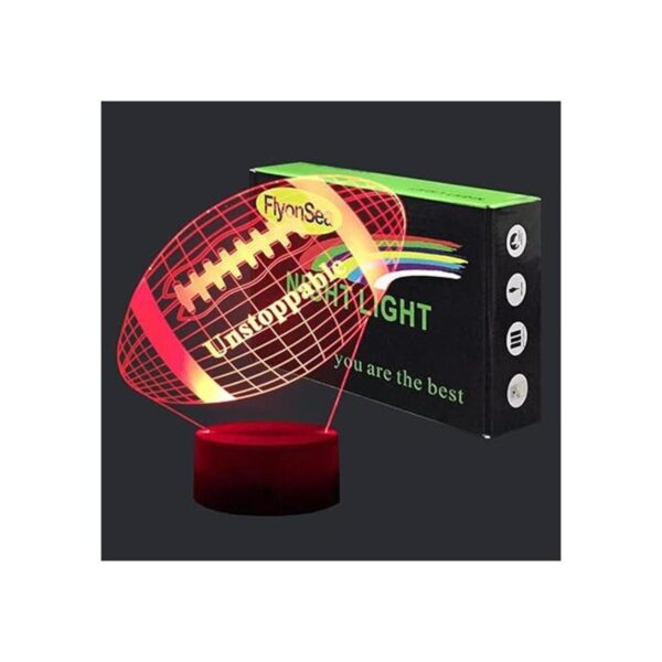 FlyonSea Lámpara de fútbol lámpara de noche de pelota de_5