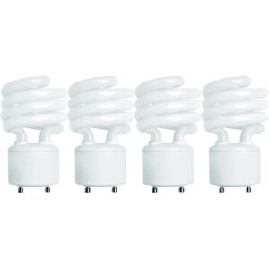 Foco mini espiral GU24 de 13 vatios Paquete de 4 unidades_1
