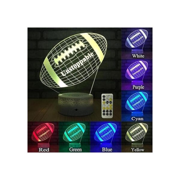FlyonSea Lámpara de fútbol lámpara de noche de pelota de_3