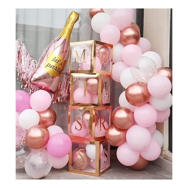 Fonder Mols Cajas de globos de decoración de despedida de_4