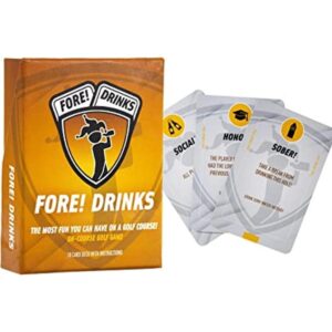 Fore Juego de golf de bebidas en el campo_1