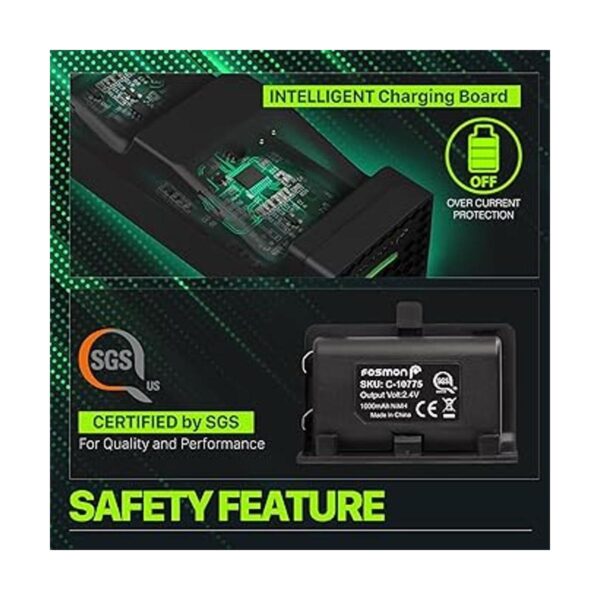 Fosmon Dual 2 Controller Charger Compatible with Xbox_2