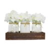 Fowecelt Luces de tarro Mason para decoración de mesa para