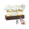 Fowecelt Luces de tarro Mason para decoración de mesa para