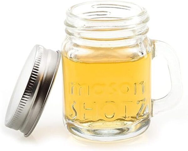 Frascos premium Mini Mason Jar vasos de chupito con