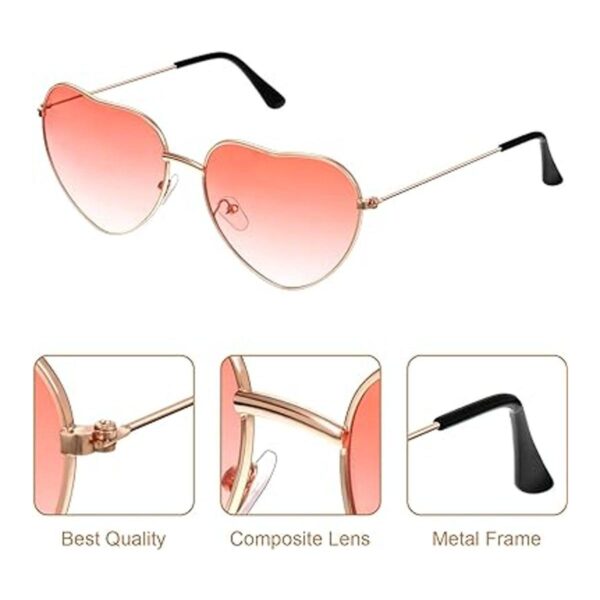 Frienda 20 pares de gafas de sol estilo hippie de los_4