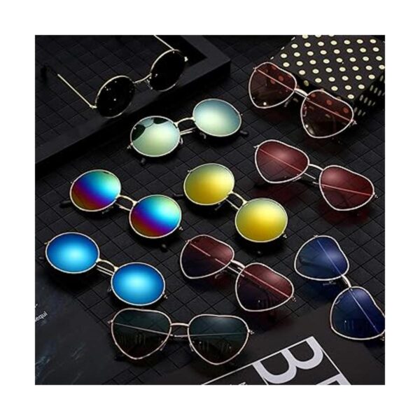 Frienda 20 pares de gafas de sol estilo hippie de los_5