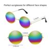 Frienda 20 pares de gafas de sol estilo hippie de los_3
