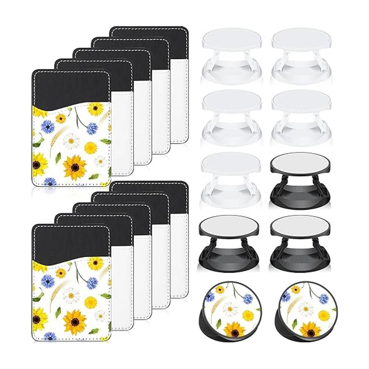 Frienda 10 piezas sublimación en blanco teléfono cartera