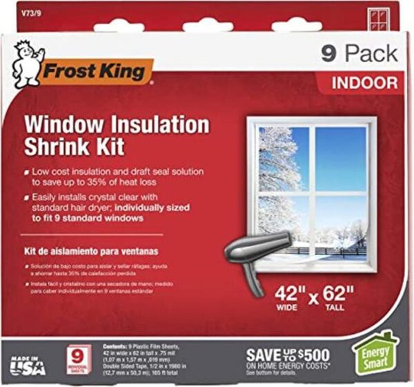 Frost King Kit de ventana retráctil para interiores V739H_1