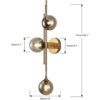 Fulesi Globe Apliques de pared de 3 luces de baño vanidad_5