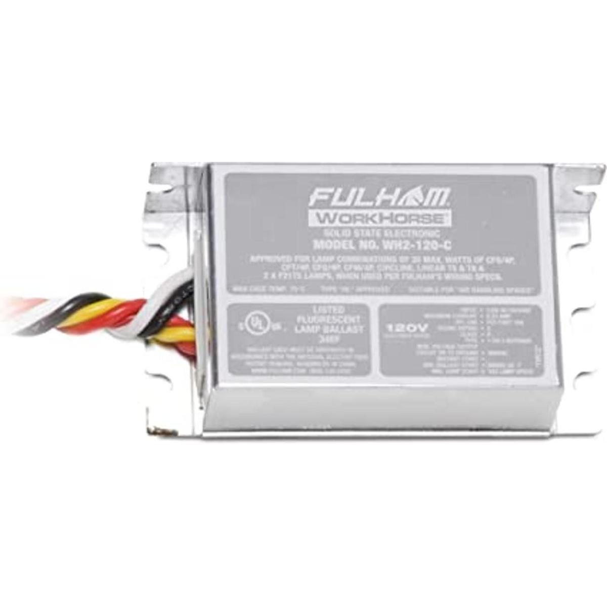 Fulham Lighting WH2120C Workhorse 2 lámpara fluorescente