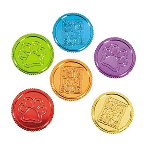 Fun Express Pawsome Monedas de recompensa 144 piezas_1
