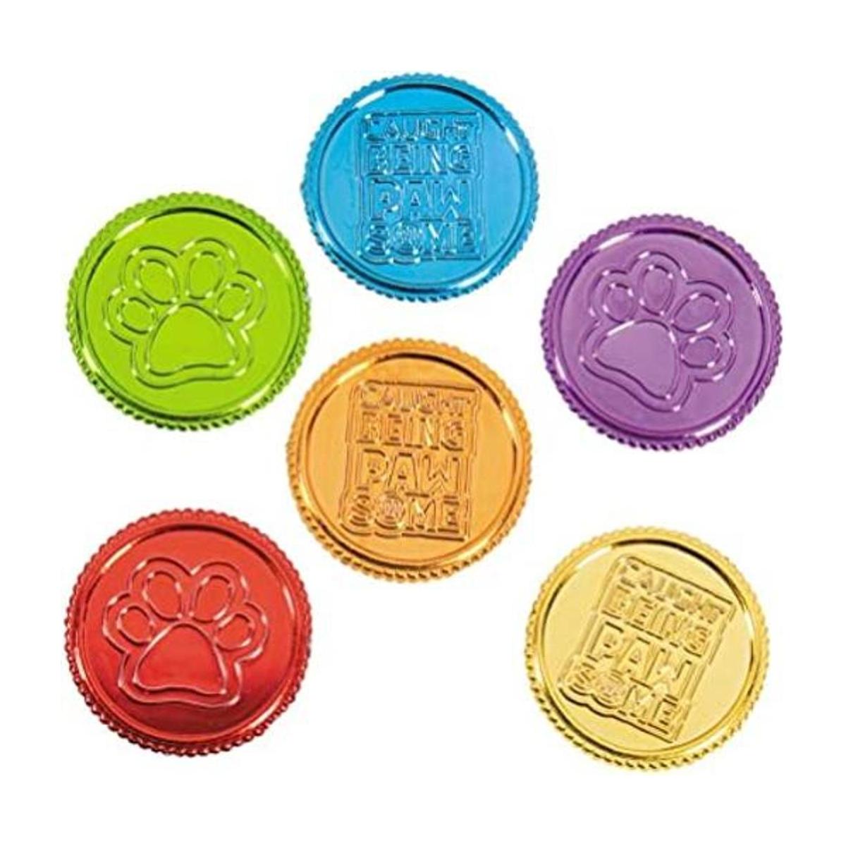 Fun Express Pawsome Monedas de recompensa 144 piezas