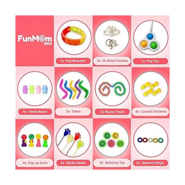 FunMomAmz Paquete de juguetes para la ansiedad caja de