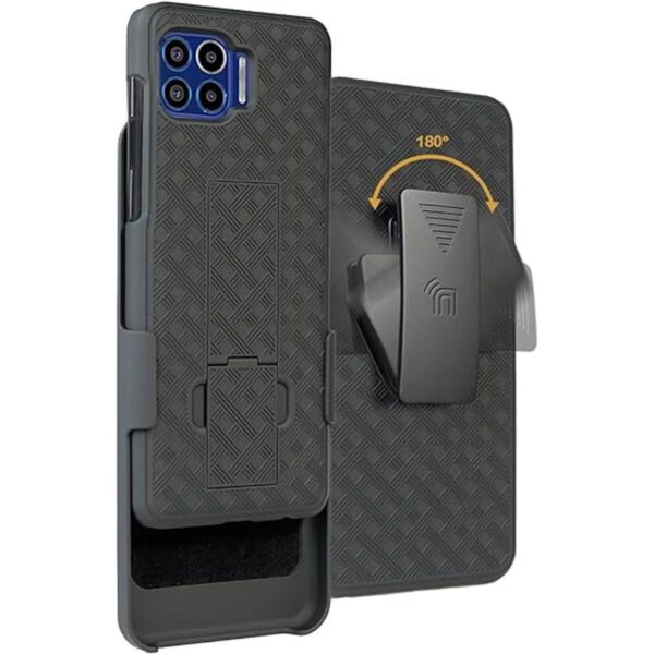 Funda con clip para Moto One 5G Nakedcellphone banda de_1